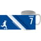 Personalised Birmingham City Colour Stripe Ceramic Mug