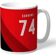 Personalised AFC Bournemouth Stripe Mug