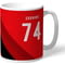 Personalised AFC Bournemouth Stripe Mug