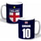 Personalised England World Cup Navy Mug