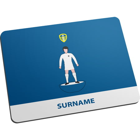 Personalised Leeds United FC Player Figure Mouse Mat