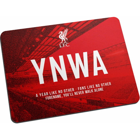 Personalised Liverpool FC Champions 2020 YNWA Mouse Mat