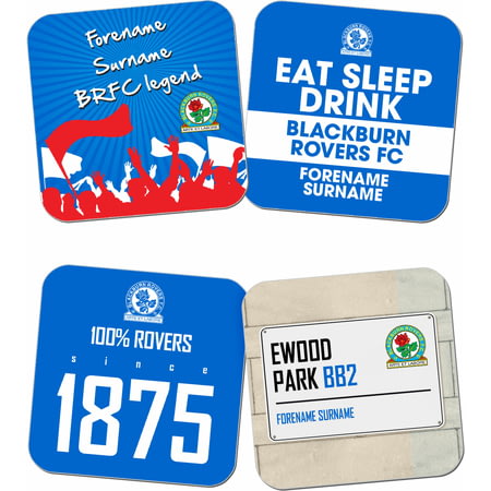 Personalised Blackburn Rovers FC Coasters