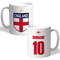 Personalised England World Cup White Mug