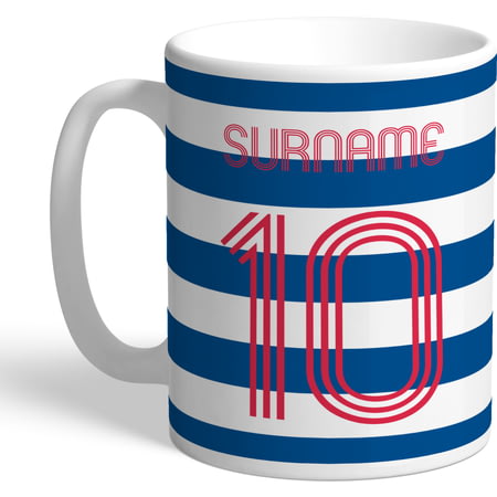 Personalised Reading FC Retro Shirt Mug