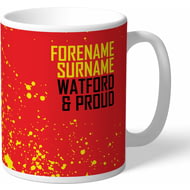Personalised Watford FC Proud Mug