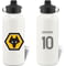 Personalised Wolves FC Retro Shirt Aluminium Sports Water Bottle