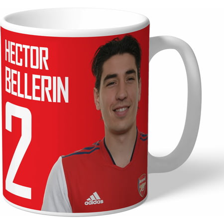 Personalised Arsenal FC Bellerin Autograph Player Photo Mug