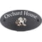 Personalised Dalmatian Dog Motif Oval Slate House Sign Plaque 25x13cm