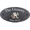 Personalised Dalmatian Dog Motif Oval Slate House Sign Plaque 25x13cm