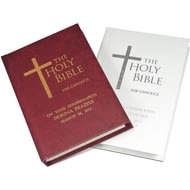 Personalised Embossed Bible For Catholics