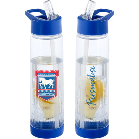Personalised Ipswich Town FC Crest Fruit Infuser Sports Water Bottle - 740ml