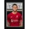 Personalised Liverpool FC Milner Autograph Player Photo Framed Print