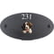 Personalised English Springer Spaniel Dog Motif Oval Slate House Sign Plaque 25x13cm