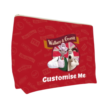 Personalised Wallace And Gromit Thumbs Up Large Wash Bag