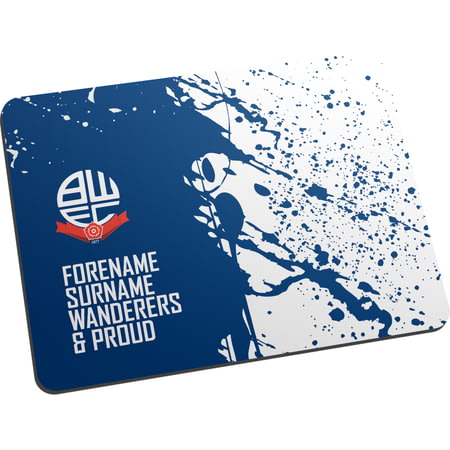 Personalised Bolton Wanderers FC Proud Mouse Mat