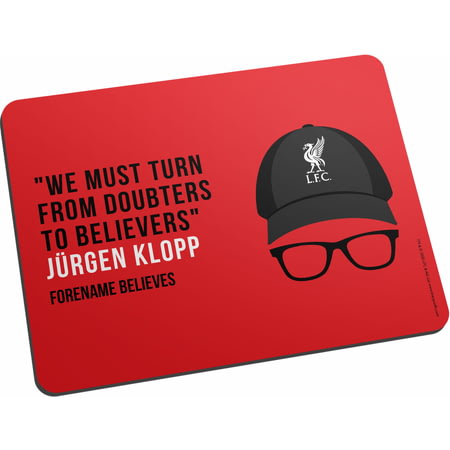 Personalised Liverpool FC Champions 2020 Klopp Mouse Mat