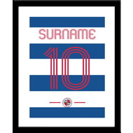 Personalised Reading FC Retro Shirt Framed Print