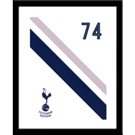 Personalised Tottenham Hotspur FC Stripe Framed Print