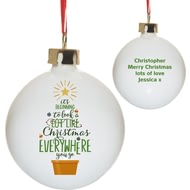 Personalised It's Beginning To Look A Lot Like Christmas Tree Bauble