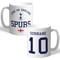 Personalised Tottenham Hotspur Come On England Mug