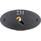 Personalised Toucan Bird Motif Oval Slate House Sign Plaque 25x13cm