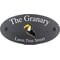 Personalised Toucan Bird Motif Oval Slate House Sign Plaque 25x13cm
