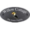Personalised Toucan Bird Motif Oval Slate House Sign Plaque 25x13cm