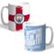 Personalised Manchester City FC Club And Country Mug