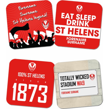 Personalised St Helens Coasters
