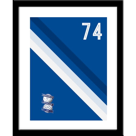 Personalised Birmingham City Stripe Framed Print