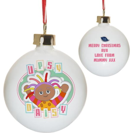 Personalised In The Night Garden Pastel Upsy Daisy Ceramic Bauble