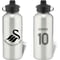 Personalised Swansea City FC Retro Shirt Aluminium Sports Water Bottle