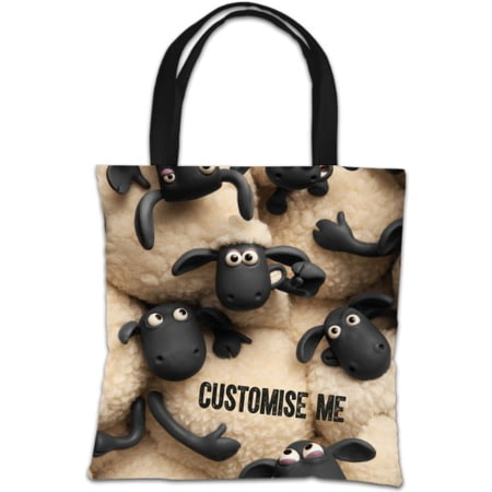 Personalised Shaun The Sheep Group Print Tote Bag