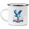 Personalised Crystal Palace FC Back Of Shirt Enamel Camping Mug