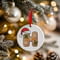 Personalised Gingerbread Initial Letter Christmas Ceramic Hanging Tree Decoration - 7cm