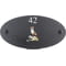 Personalised Stoat Wildlife Animal Motif Oval Slate House Sign Plaque 25x13cm