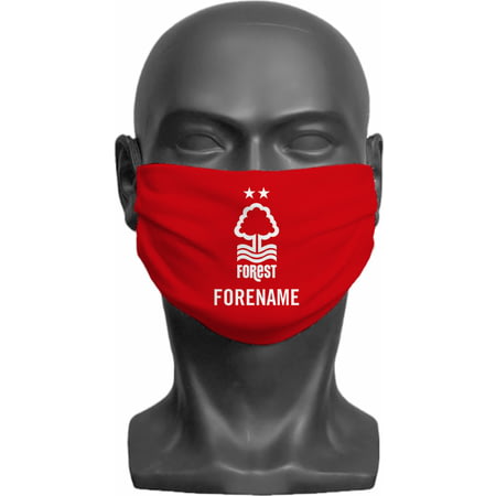 Personalised Nottingham Forest FC Crest Adult Face Mask