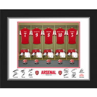 Personalised Arsenal FC Dressing Room Shirts Photo Folder