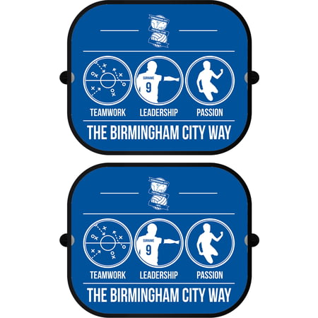 Personalised Birmingham City FC Way Pair of Car Side Window Sunshades