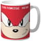 Personalised Classic Sonic Knuckles Face Mug