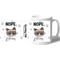 Personalised Grumpy Cat Emoji - Nope Mug Grey