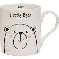 Personalised Little Bear Balmoral Mug