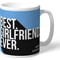Personalised Manchester City FC Best Girlfriend Ever Mug