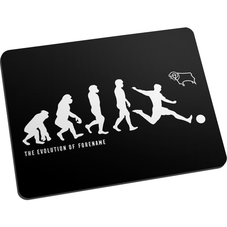 Personalised Derby County Evolution Mouse Mat