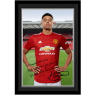 Personalised Manchester United FC Lingard Autograph Player Photo Framed Print