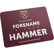 Personalised West Ham United FC True Mouse Mat