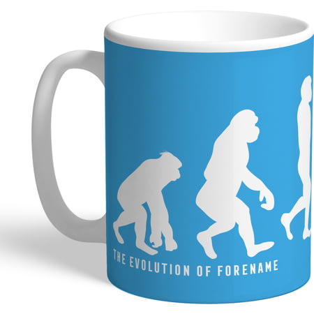 Personalised Manchester City FC Evolution Mug
