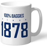 Personalised West Bromwich Albion FC 100 Percent Mug
