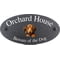 Personalised Dachshund Dog Motif Oval Slate House Sign Plaque 25x13cm